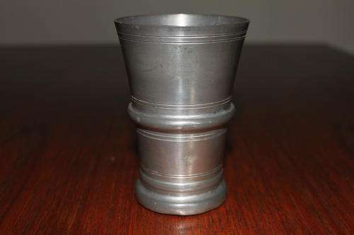 German pewter goblet